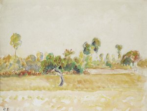 Study of the orchard at Eragny-sur-Epte, seen from the artist
